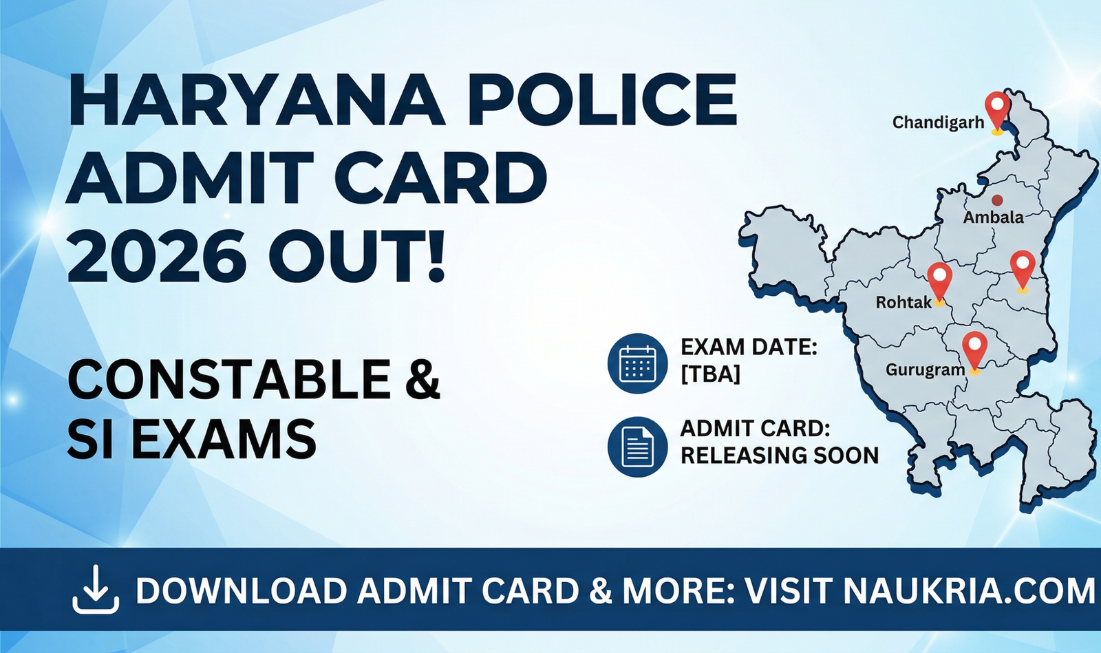 Haryana Police Admit Card 2026