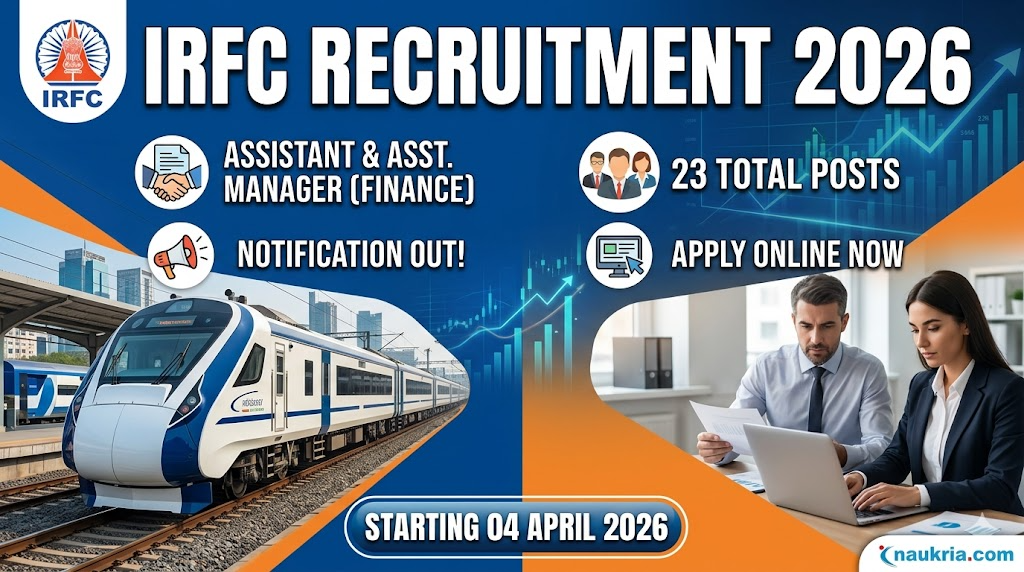 IRFC Recruitment 2026: Assistant & Assistant Manager Posts Notification Out – Apply Online Now!