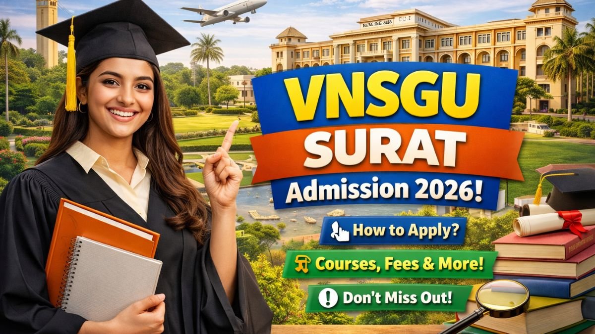 vnsgu surat admission 2026