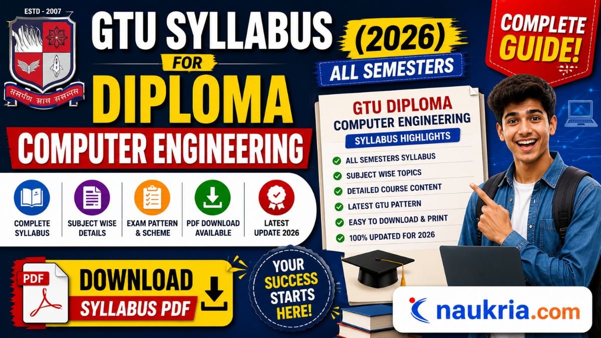 GTU syllabus for diploma computer engineering sem 1 to 6 subjects