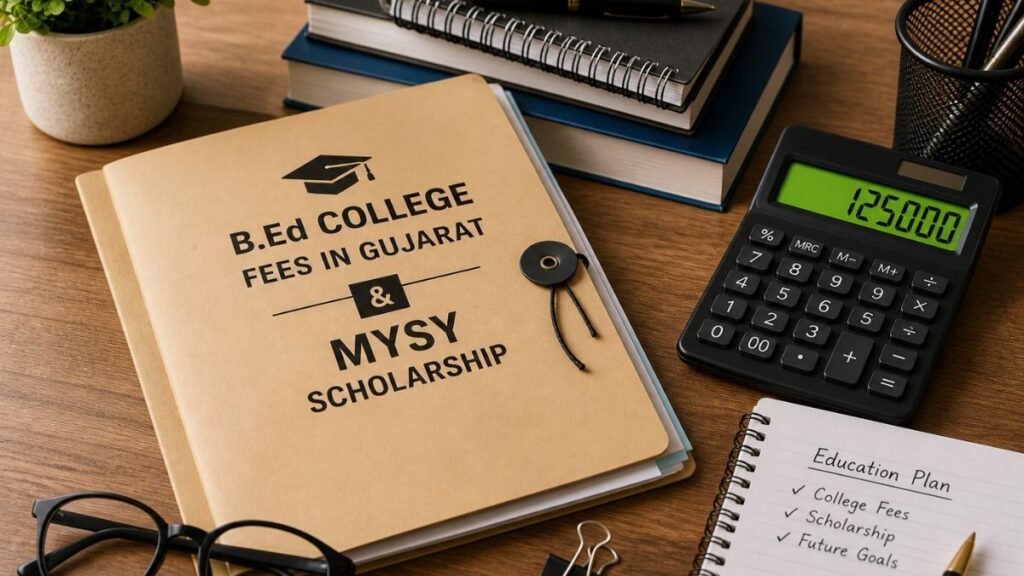 B.Ed college fees in Gujarat and MYSY scholarship