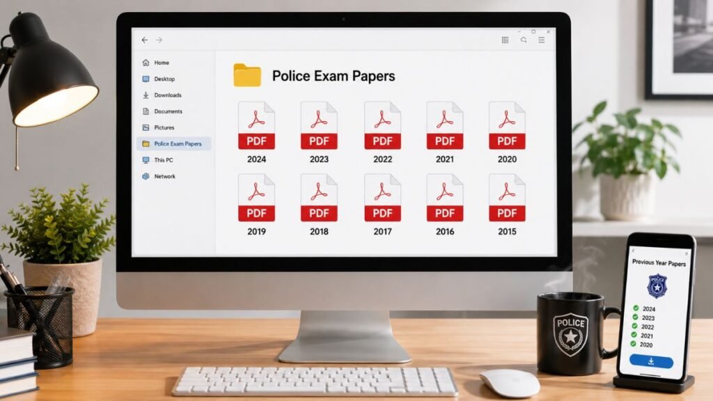 Year-wise Gujarat Police previous year question papers PDF
